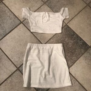 Shein NWOT Matching Skirt & Top-Size small